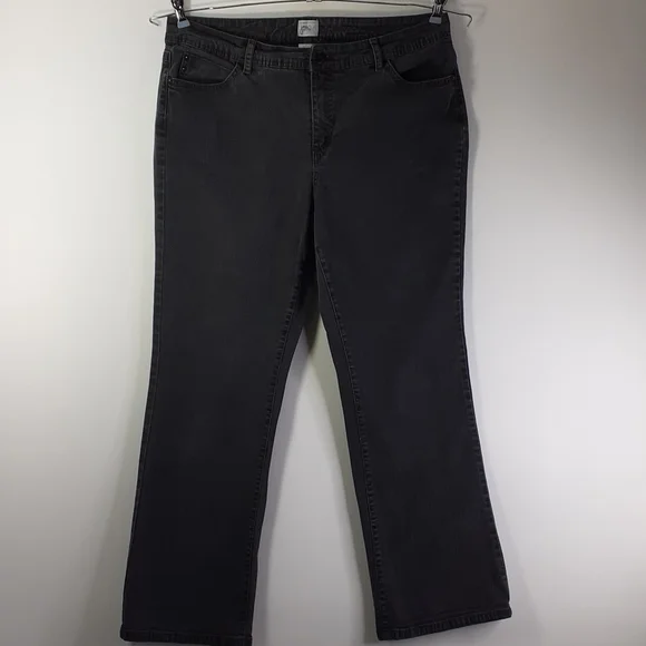 Just My Size Bootcut Curvy Faded Black Jeans Size 20W - Picture 3 of 16